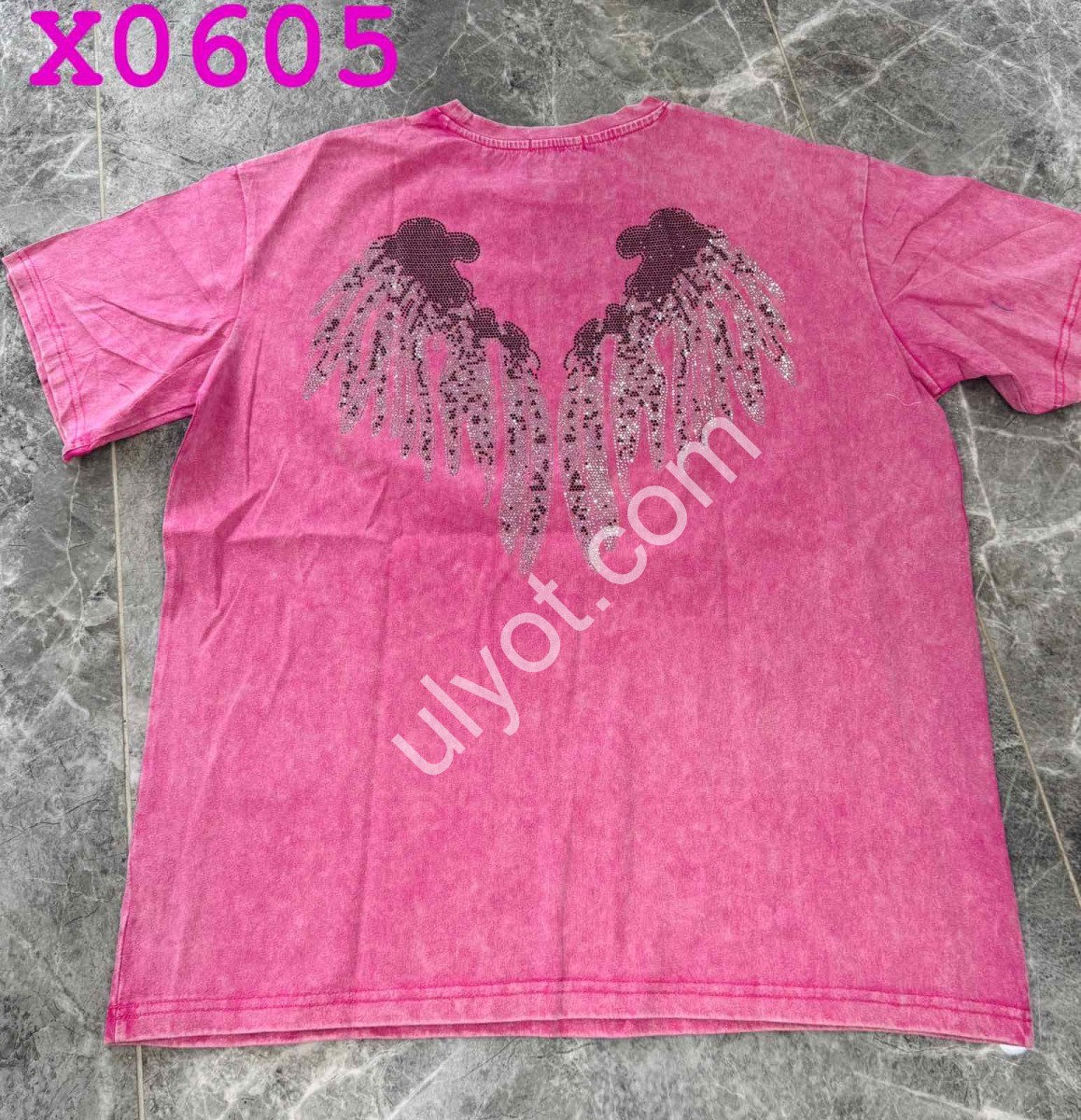 ФУТБОЛКА QUEEN (OVER SIZE) РОЗОВЫЙ X0605
