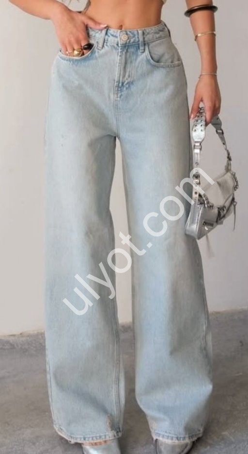 ДЖИНСЫ WOMAN DENIM (34-40) ГОЛУБОЙ 1332
