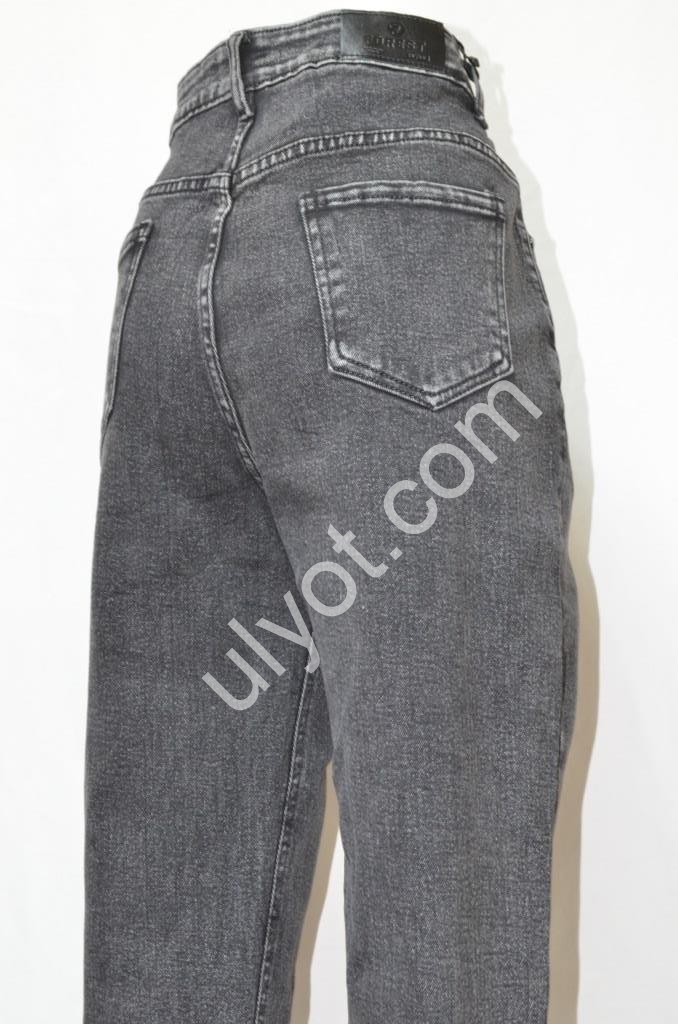 ДЖЕГИНСЫ FOREST JEANS (31-38) ГРАФИТ BC3925