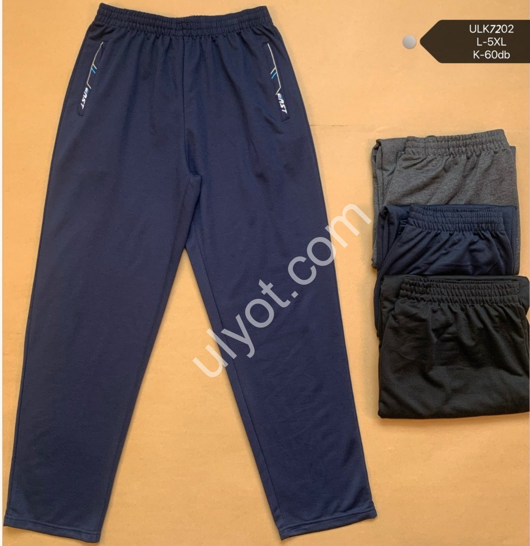 СПОРТ.ШТАНЫ (L-5XL) ПРЯМЫЕ МИКС 7202