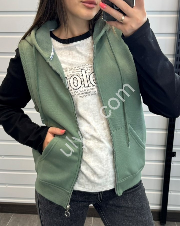 ЖИЛЕТКА JJF (XL-3XL) ОЛИВКА 171091