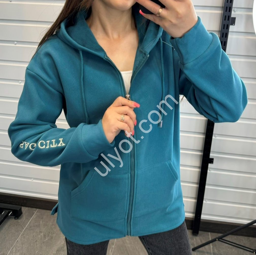 КОФТА (M-3XL) ДЖИНС МИКРОМЕХ 27009