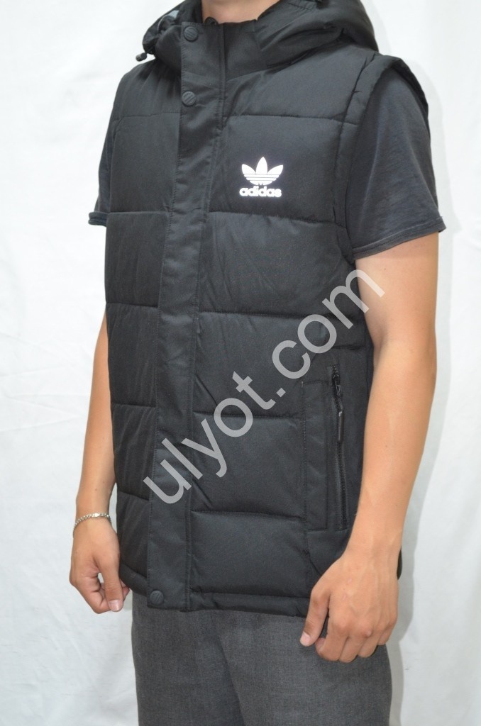 ЖИЛЕТКА A01 (M-3XL) ЧЕРНЫЙ D-114