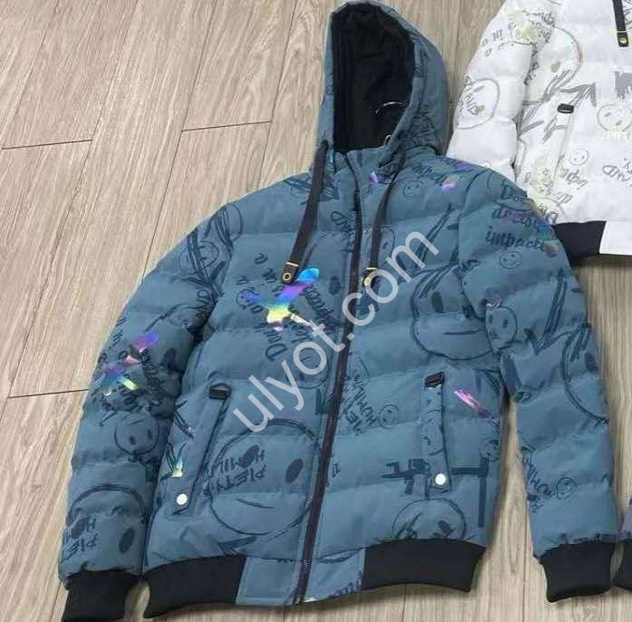 КУРТКА ДВУХСТОРОН. KZXN (XL-5XL) Т.СИНИЙ 019