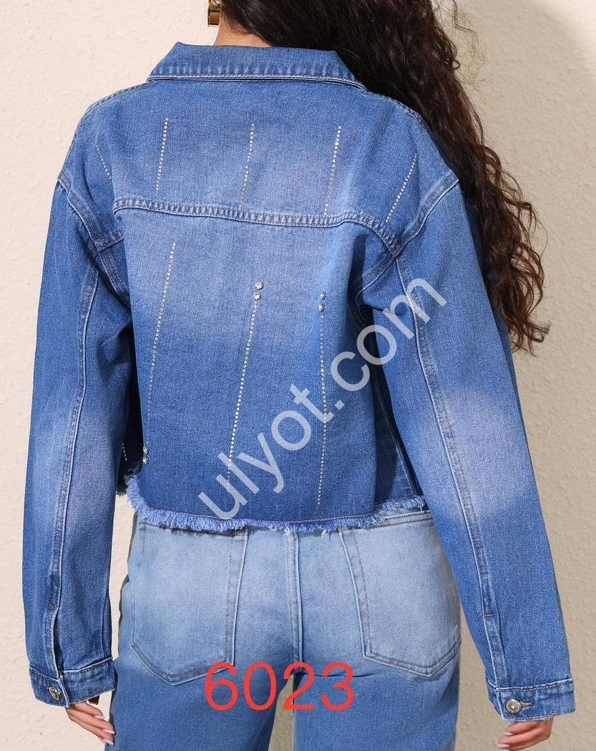 ДЖИНСОВАЯ КУРТКА JELEEY (S-XL) СИНИЙ 6023