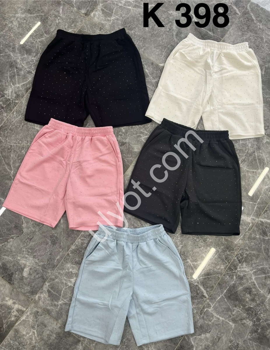 ШОРТИ (XL-4XL) РОЖОВИЙ K398
