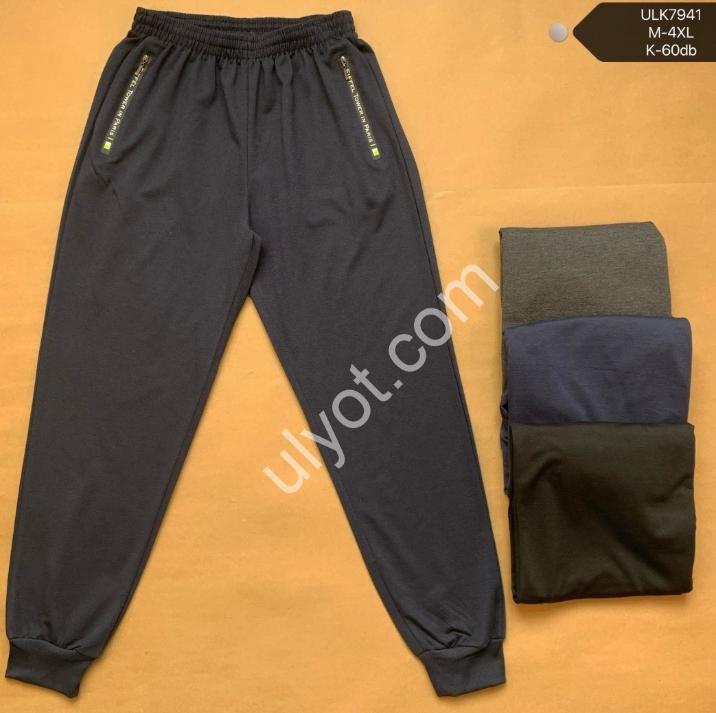 СПОРТ.ШТАНЫ (M-4XL) ПРЯМЫЕ МИКС 7941