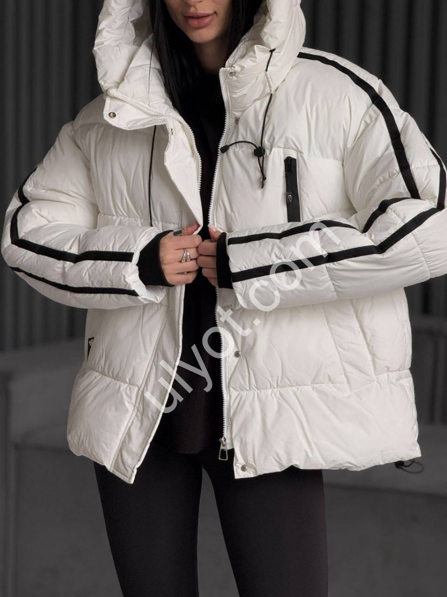 КУРТКА (S/M-XL/2XL) БЕЛЫЙ 8169