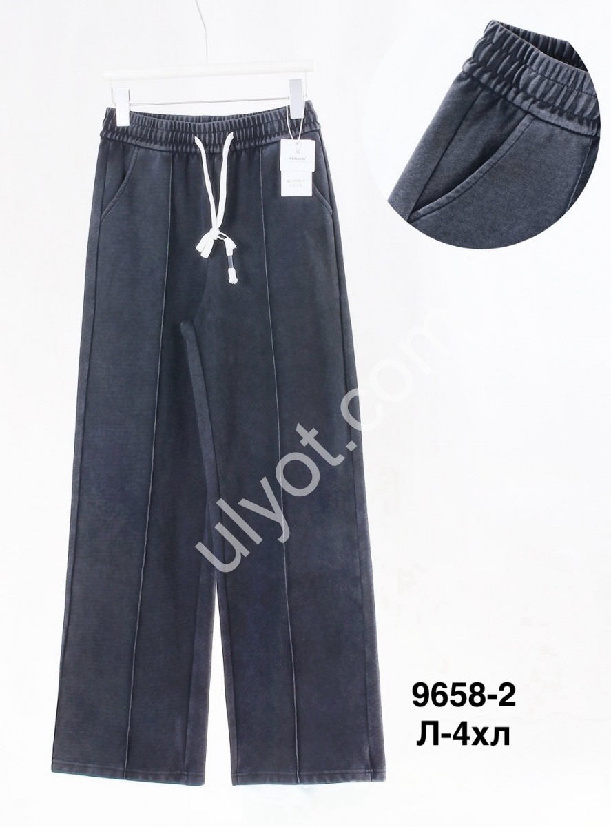 ШТАНИ (XL-3XL) ГРАФІТ 9658-2