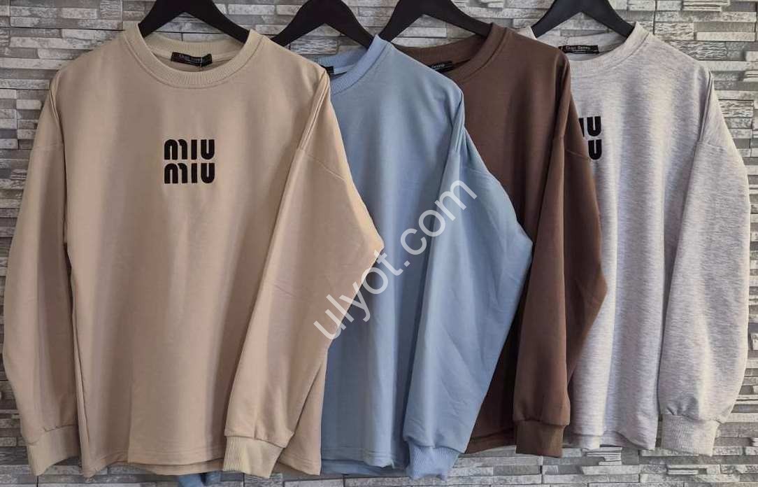 БАТНИК MIU40 (OVER SIZE) БІЖОВИЙ 00063