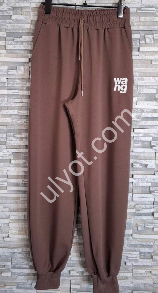 ШТАНЫ (S-XL) МАНЖЕТ ШОКОЛАД 0003
