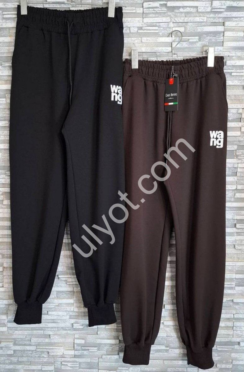 ШТАНЫ (S-XL) МАНЖЕТ ШОКОЛАД 0003