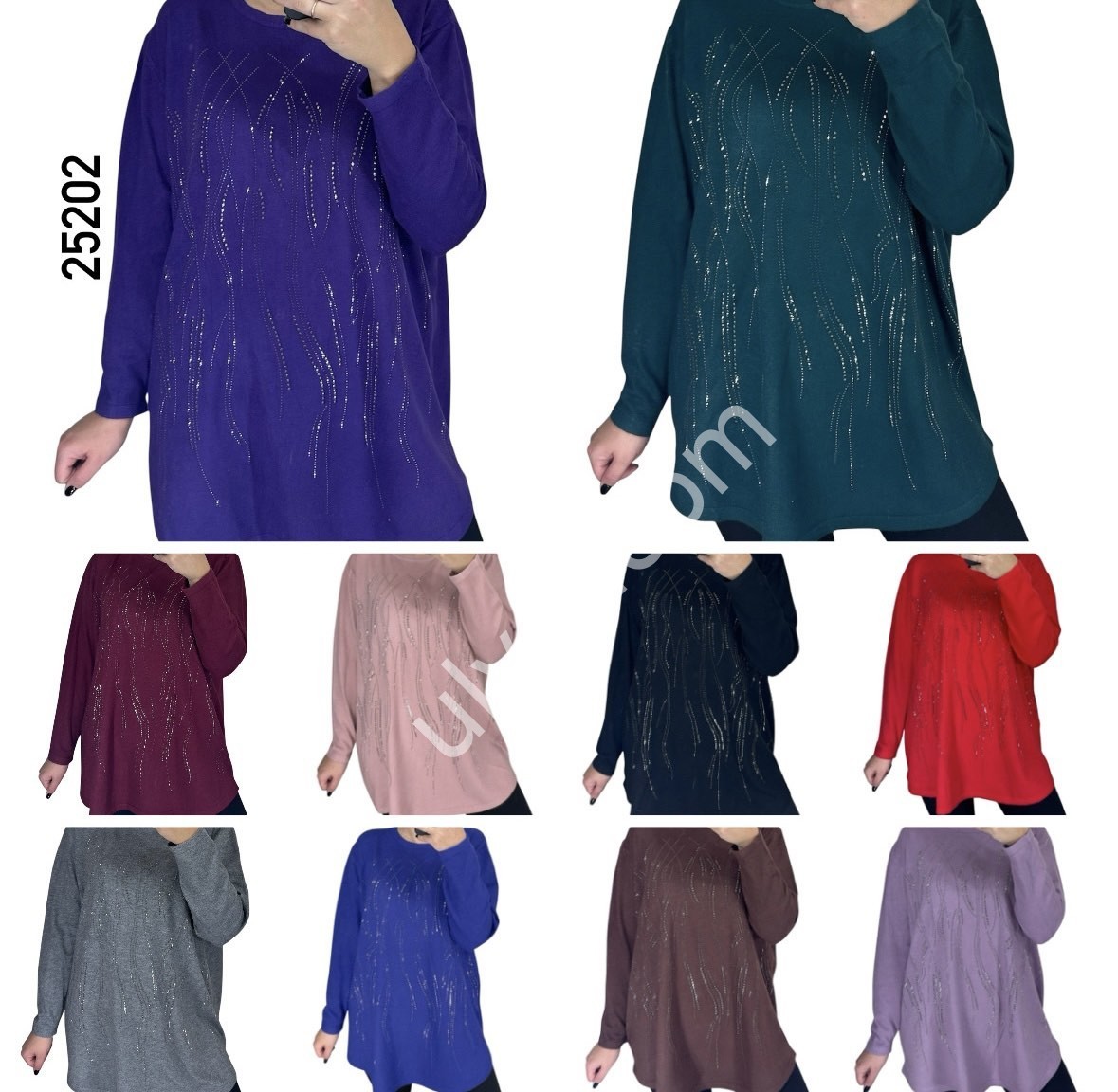 СВІТЕР (ONE SIZE 52-60) МІКС 25202
