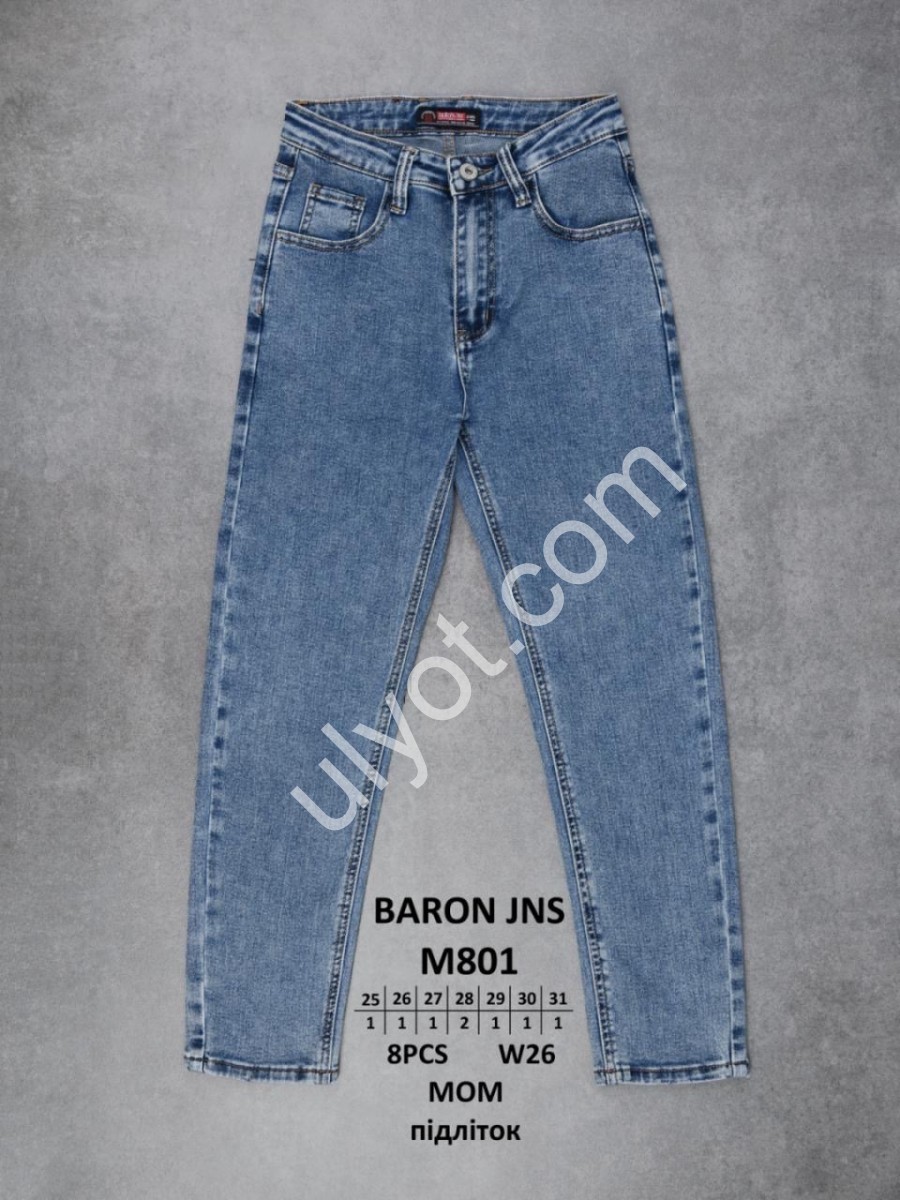 ДЖИНСИ BARON (25-31) БЛАКИТНИЙ 801