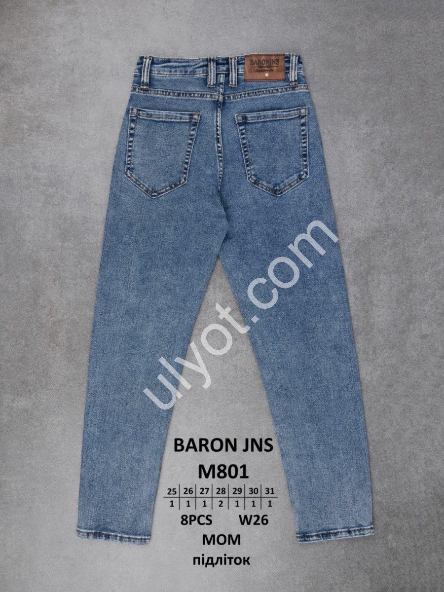 ДЖИНСИ BARON (25-31) БЛАКИТНИЙ 801