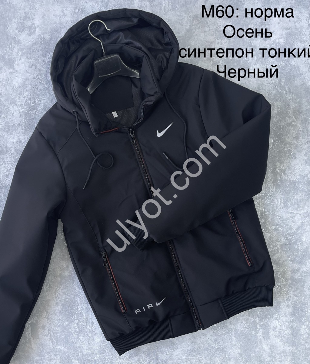 ВЕТРОВКА N02 (48-56) ЧОРНИЙ M60