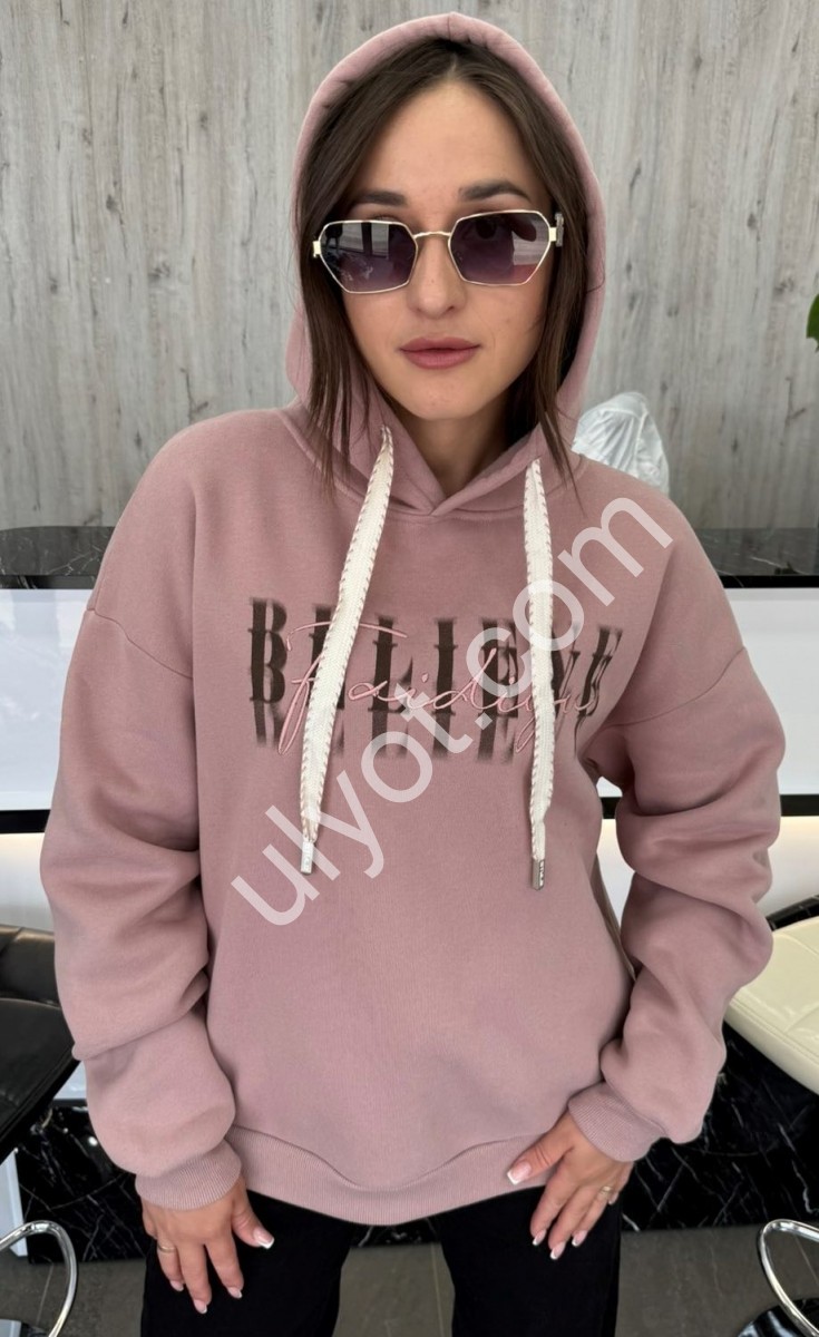 КОФТА JJF (L-4XL) РОЖОВИЙ 50151