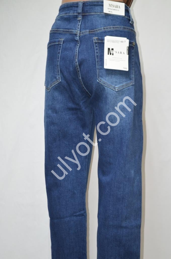 ДЖИНСИ M.SARA (M-3XL) Т.СИНІЙ 933-2