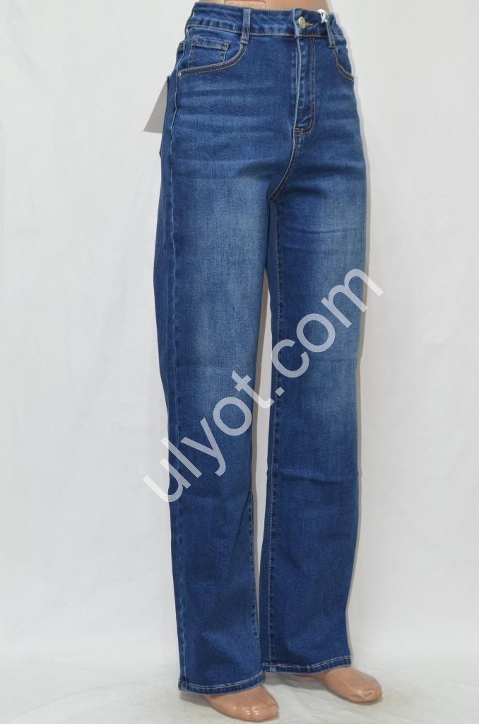 ДЖИНСЫ M.SARA (XS-XL) Т.СИНИЙ 2098