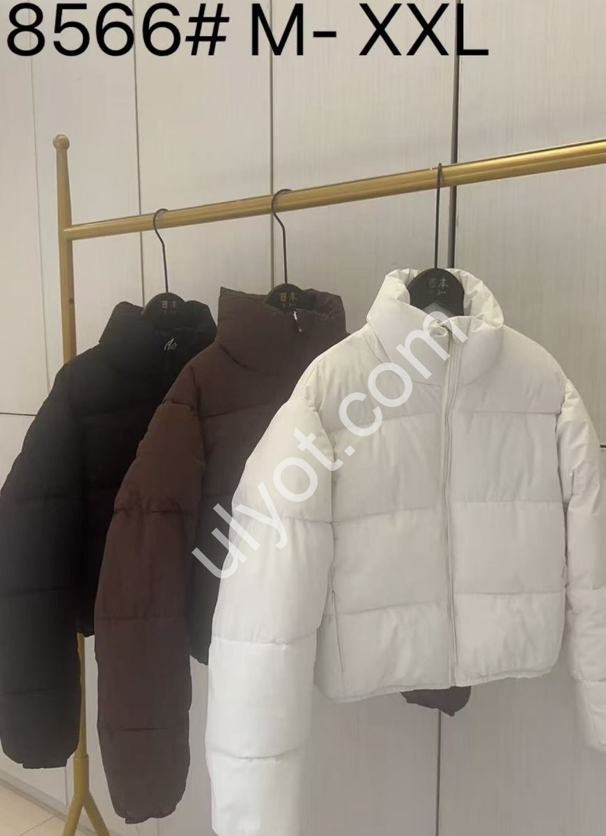 КУРТКА (M-2XL) ЧОРНИЙ 8566