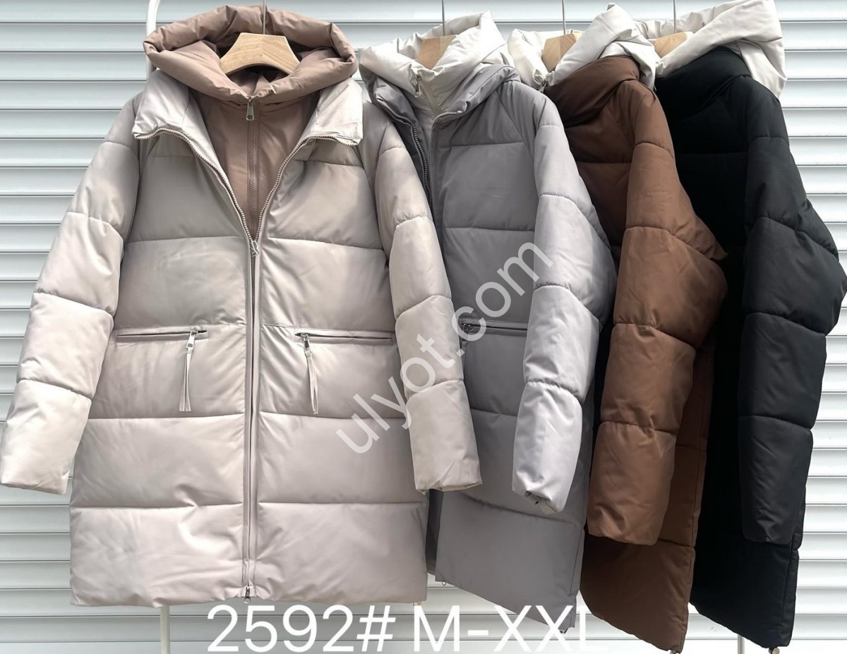КУРТКА (M-2XL) ЧОРНИЙ 2592