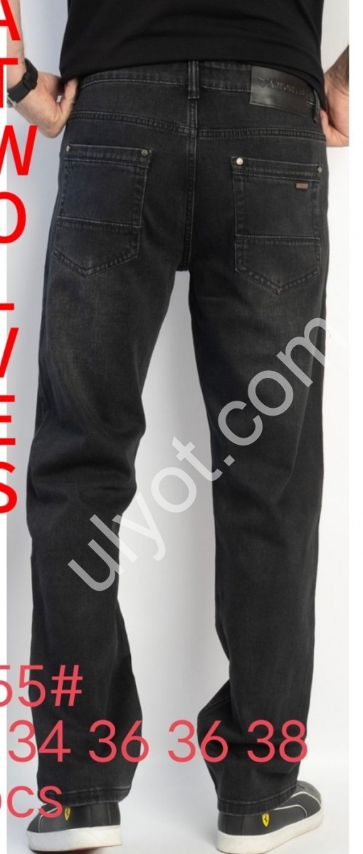 ДЖИНСЫ ATWOLVES (32-38) ГРАФИТ 6955