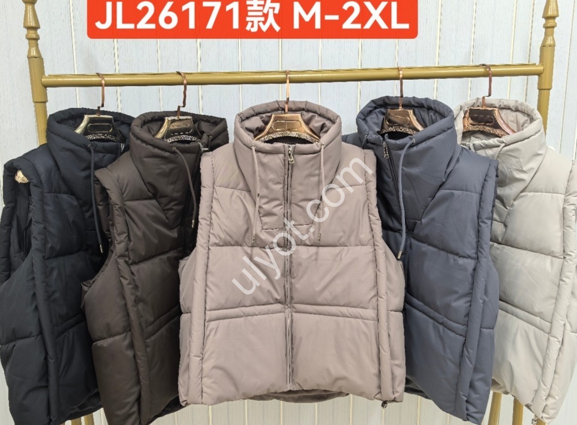 ЖИЛЕТКА (M-2XL) БЕЖ JL26171