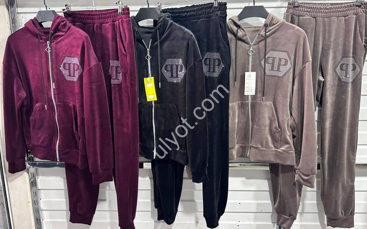 СПОРТ.КОСТЮМ P13 (42-48) МАНЖЕТ ЧЕРНЫЙ 