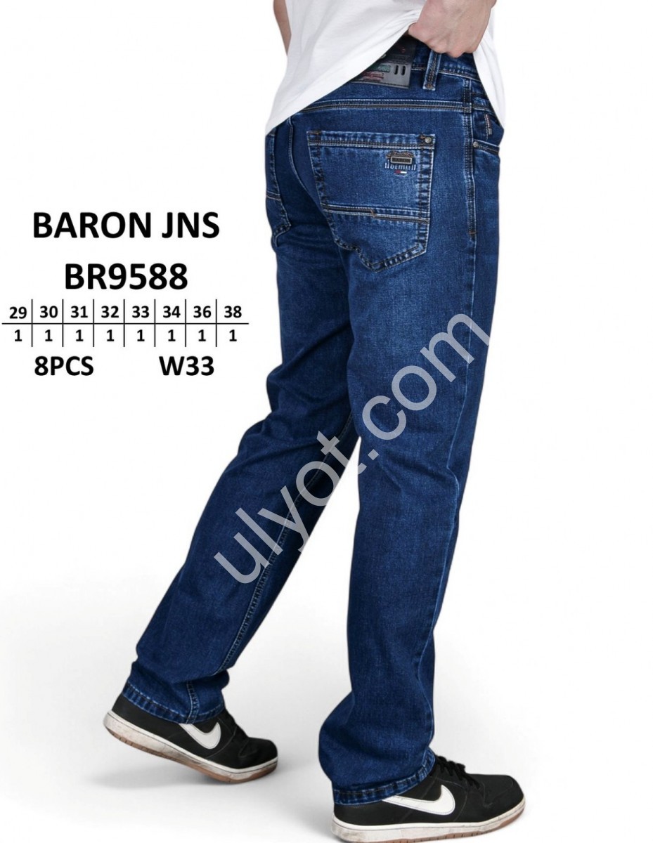 ДЖИНСЫ BARON (29-38) Т.СИНИЙ 9588