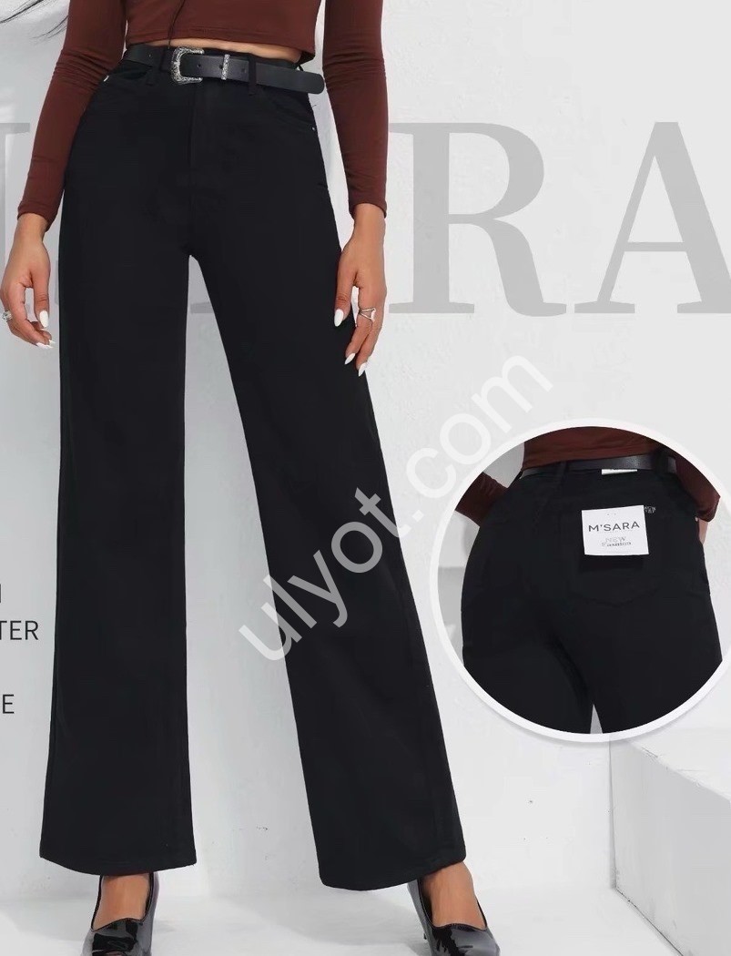 ДЖИНСЫ M.SARA (XS-XL) ЧЕРНЫЙ 2020-13