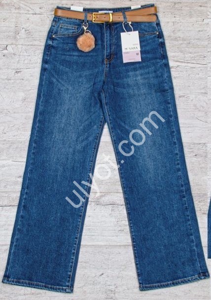 ДЖИНСЫ M.SARA (M-4XL) Т.СИНИЙ 212-H