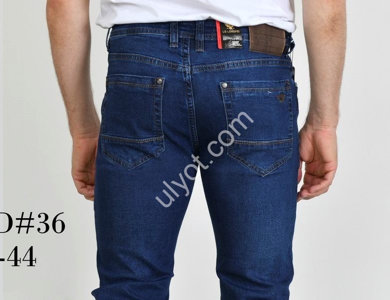 ДЖИНСЫ LS JEANS (34-44) Т.СИНИЙ 357D