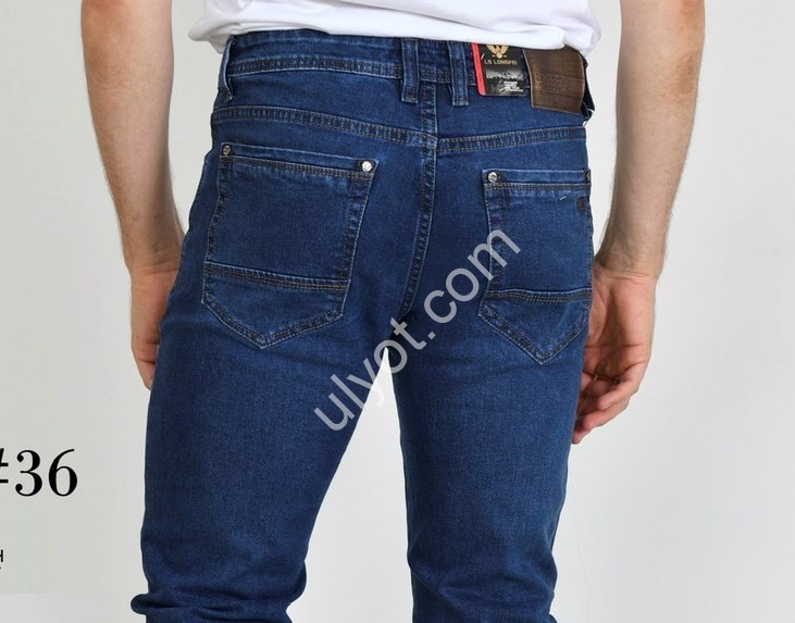 ДЖИНСЫ LS JEANS (34-44) Т.СИНИЙ 356D