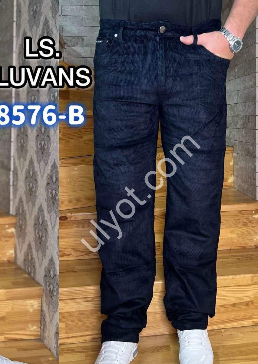 ШЛЮНИ LS JEANS (32-40) Т.СИНІЙ 8576-B