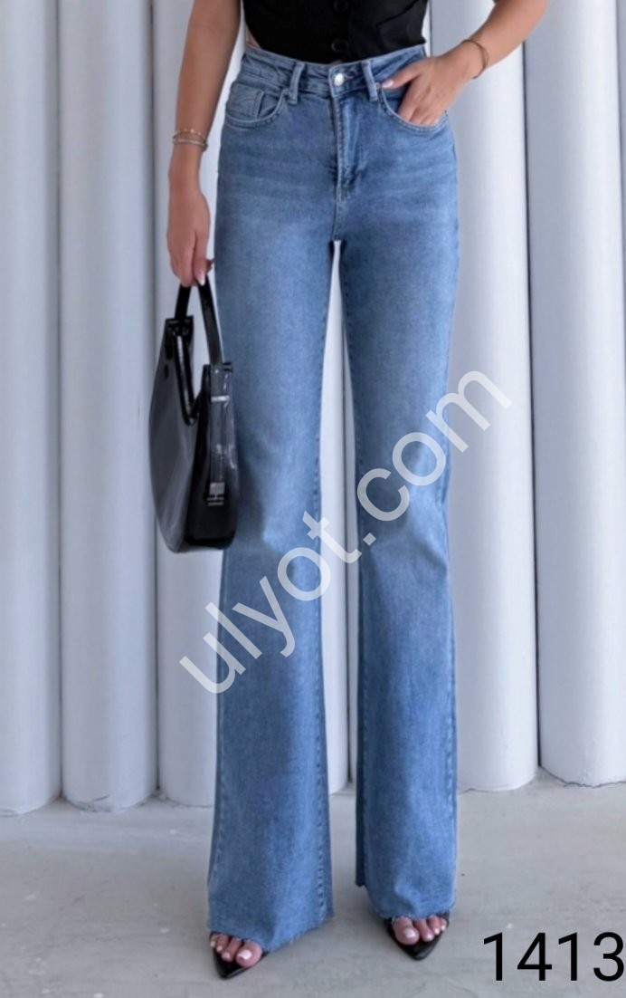 ДЖИНСИ WOMAN DENIM (34-42) СИНІЙ D74-300/1413