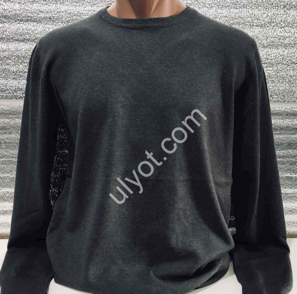 СВИТЕР (M-2XL) ГРАФИТ 101