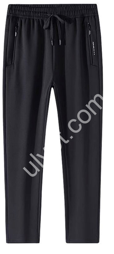 СПОРТ.ШТАНЫ (XL-5XL) ФЛИС ПРЯМОЙ ГРАФИТ 2412