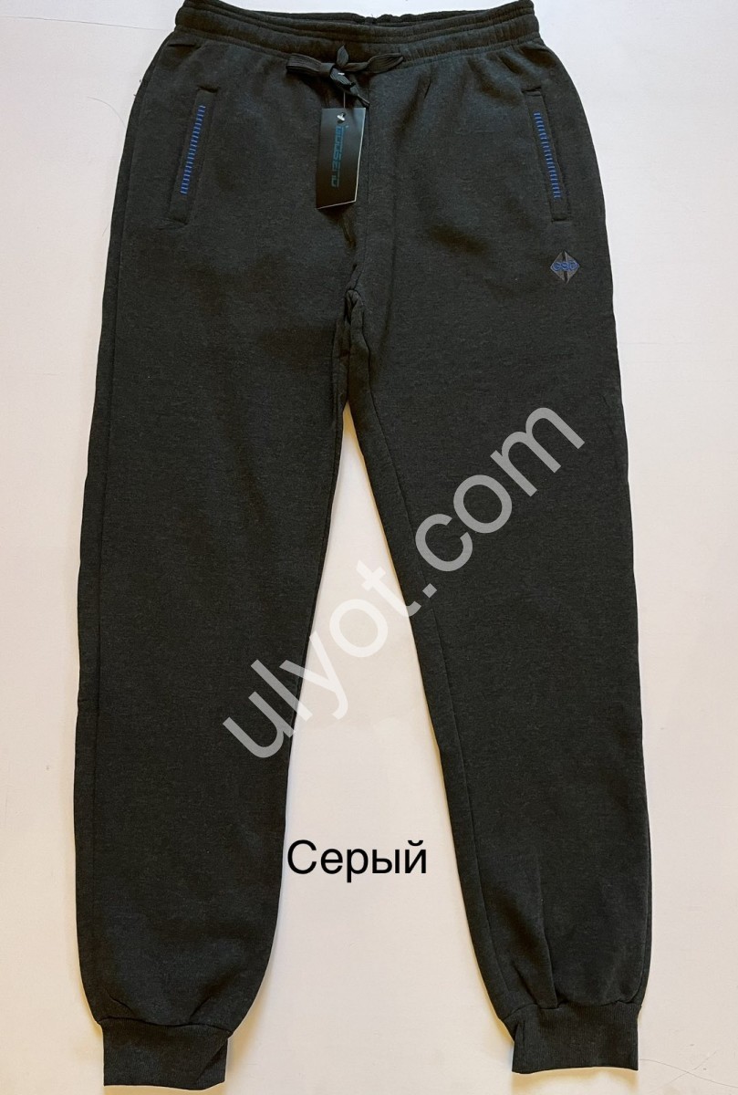СПОРТ.ШТАНИ (60-68) ФЛІС МАНЖЕТ ГРАФІТ 2410