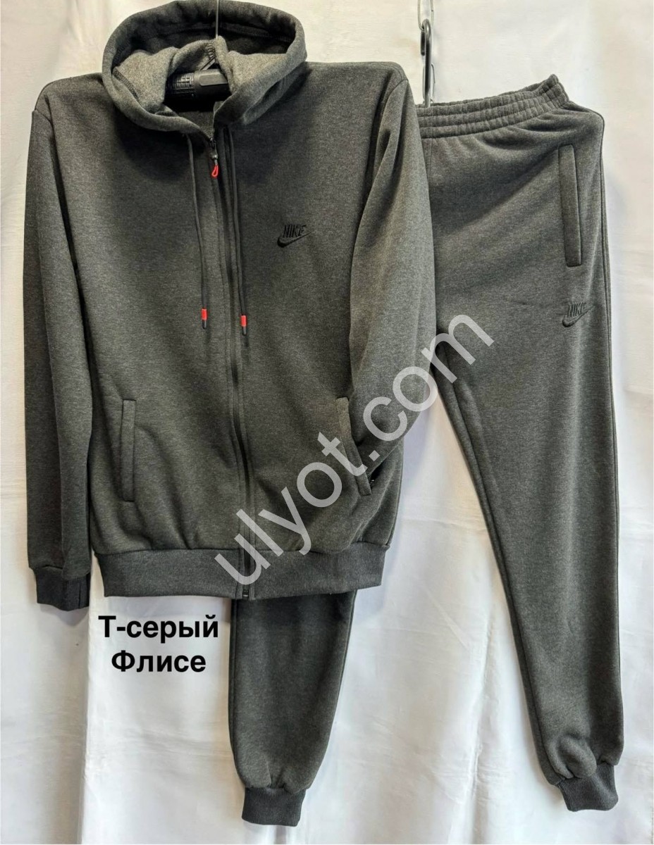 СПОРТ.КОСТЮМ-1 N02 (48-56) ФЛИС МАНЖЕТ ГРАФИТ 