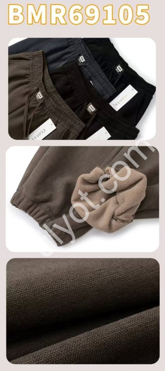 ШТАНЫ (L-3XL) ФЛИС МИКС 69105