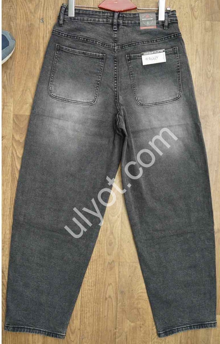 ДЖИНСЫ RELUCKY (28-33) ГРАФИТ B0247-1