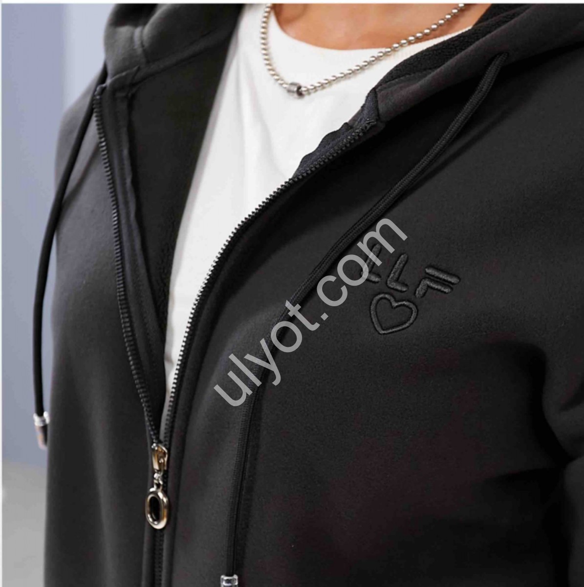 ТОЛСТОВКА JJF (M-32XL)  МИКРОМЕХ ГРАФИТ 5022