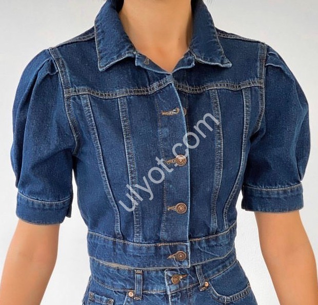 КУРТКА ДЖИНСОВАЯ TOP SHOP (XS-L) Т.СИНИЙ 7575