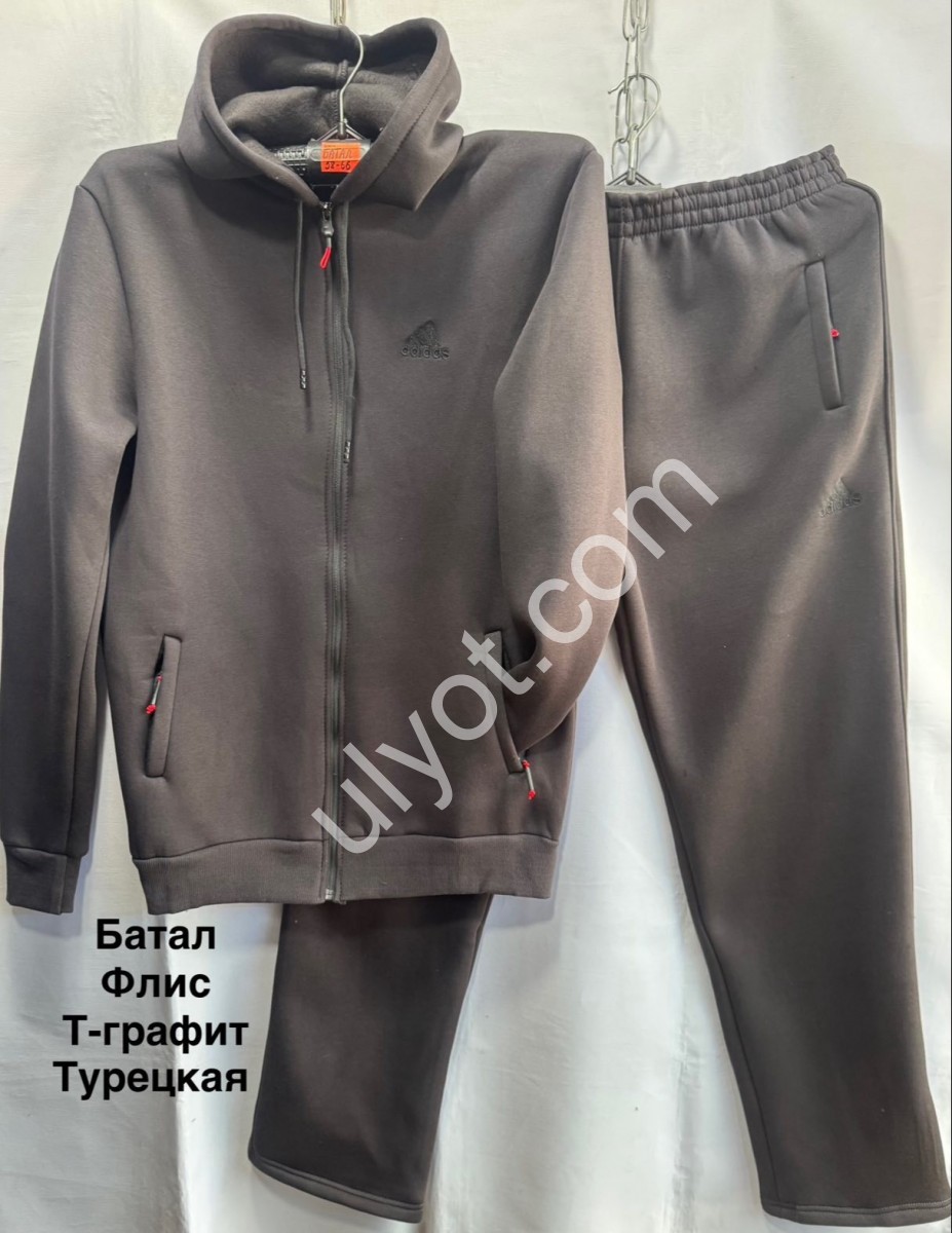 СПОРТ.КОСТЮМ A01 (56-64) ФЛИС ПРЯМОЙ ГРАФИТ 