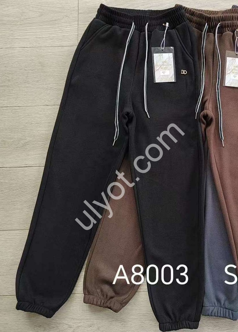 ШТАНИ (S-2XL) ФЛІС МАНЖЕТ МІКС 8003