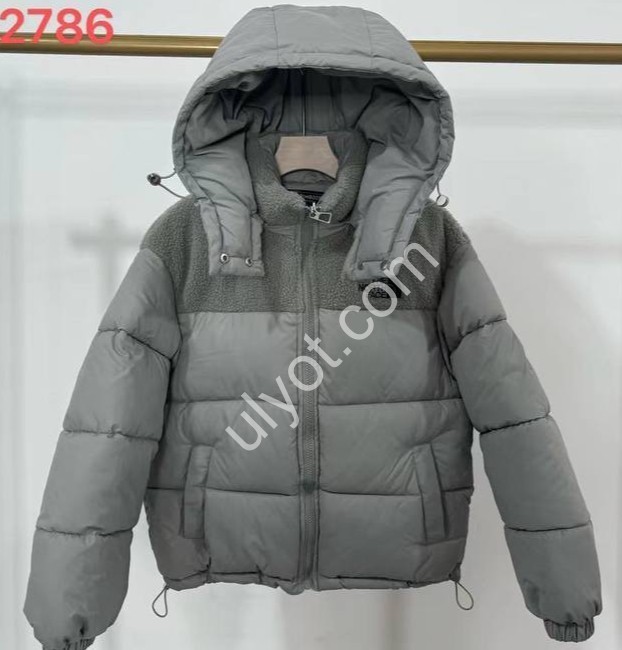 КУРТКА (M-2XL) СЕРЫЙ KL6803