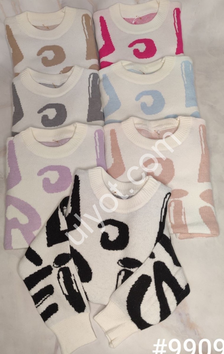 СВИТЕР (ONE SIZE 50-54) МИКС 9909