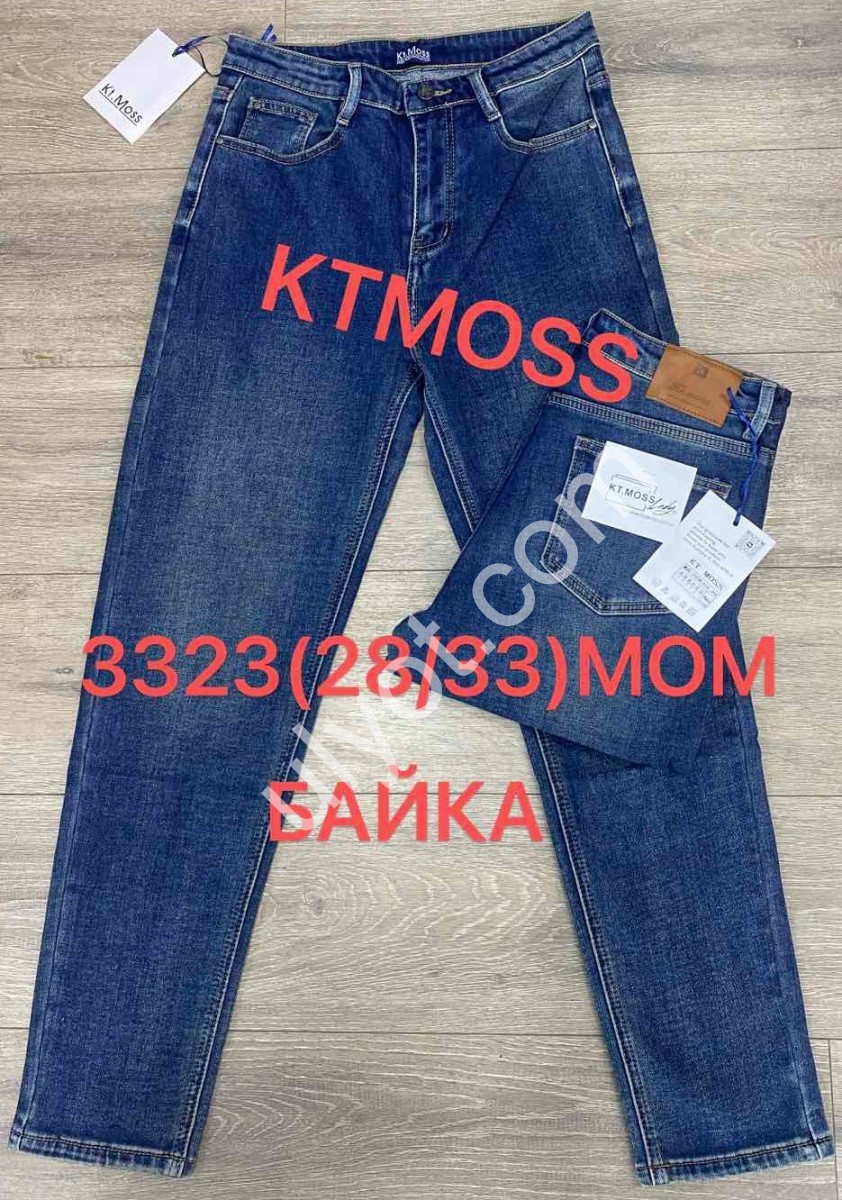 ДЖИНСИ KT.MOSS (28-33) БАЙКА Т.СИНІЙ 3323