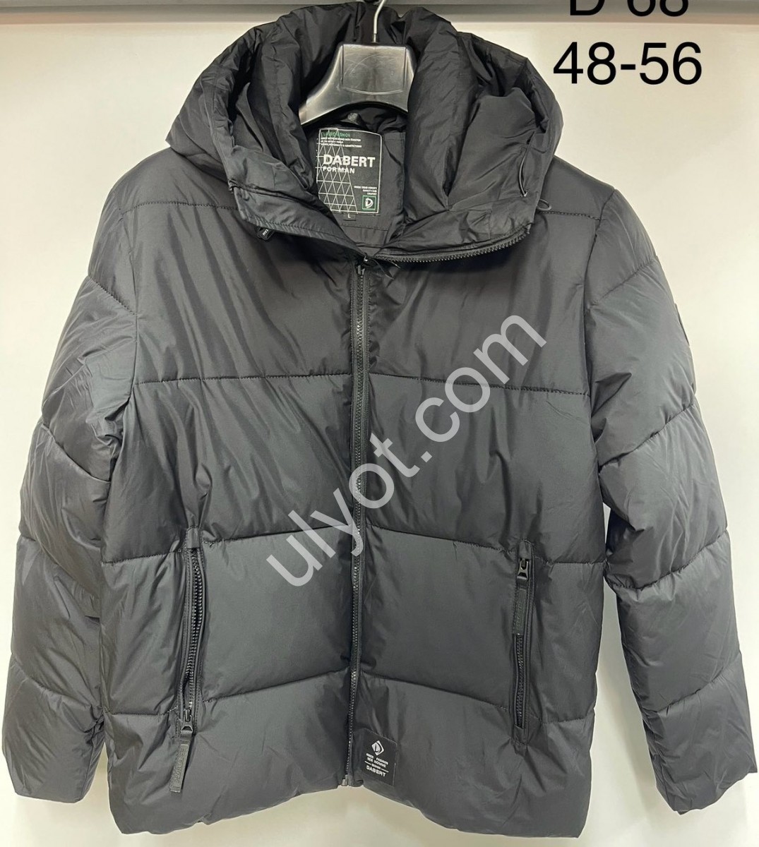 КУРТКА (48-56) ЧОРНИЙ D68