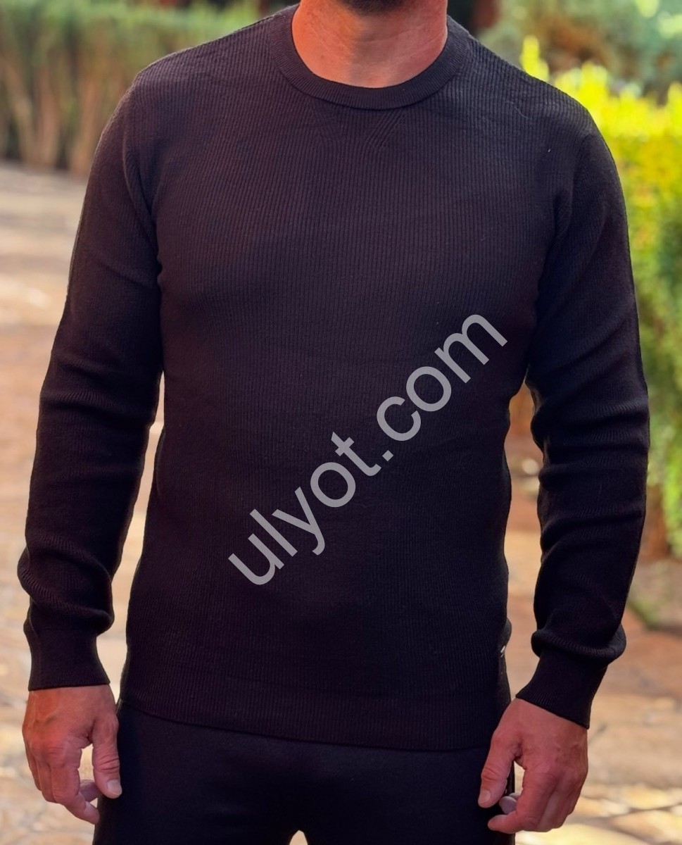 СВІТЕР VIP STONES (M-2XL) ЧОРНИЙ 5950